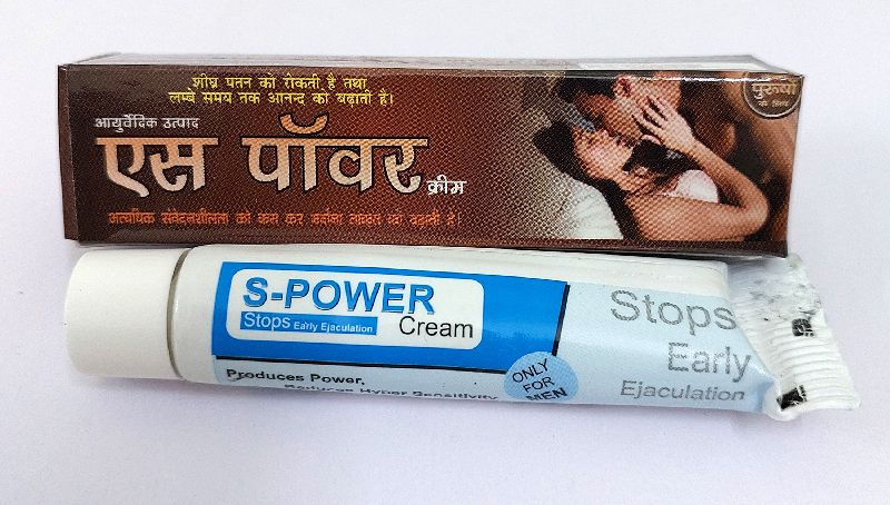 S Power Cream Tube for men, Shelf Life : 36 Months