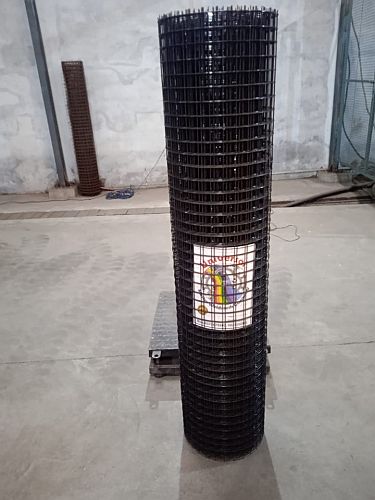 Black 25 MM MORE Mild Steel Welded Wire Mesh, for Cages, Construction, Filter, Industrial