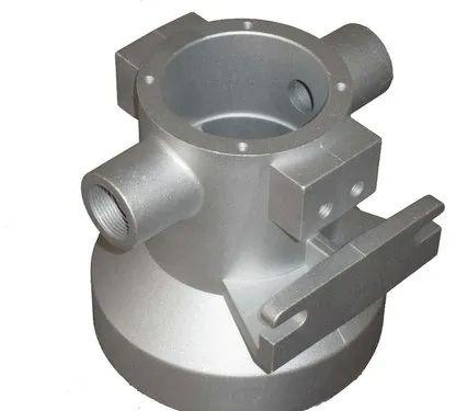Aluminum Valve Casting, for Oil Fitting, Gas Fitting, Color : Silver