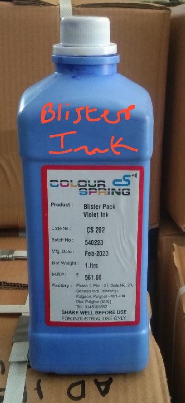 Blister Pack Ink, for Packaging