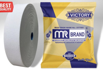 Victory Quality Woven Elastic Tape, for Making Garments, Size : Multisize