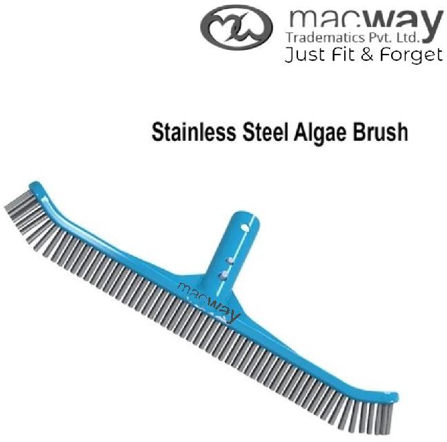 Stainless Steel Swimming Pool Algae Brush, Size : 18inch, 10inch