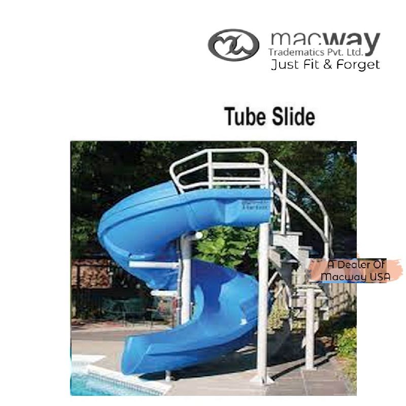 FRP Swimming Pool Tube Slide - Macway Tradematics Pvt. Ltd., Sonipat ...