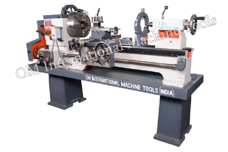 Semi Automatic Mechanical Chrome Finish Cast Iron Light Duty Lathe Machine, for High Efficiency