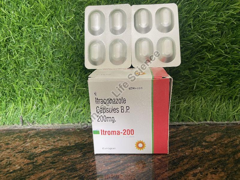 Itroma-200 Capsules, Medicine Type : Allopathic