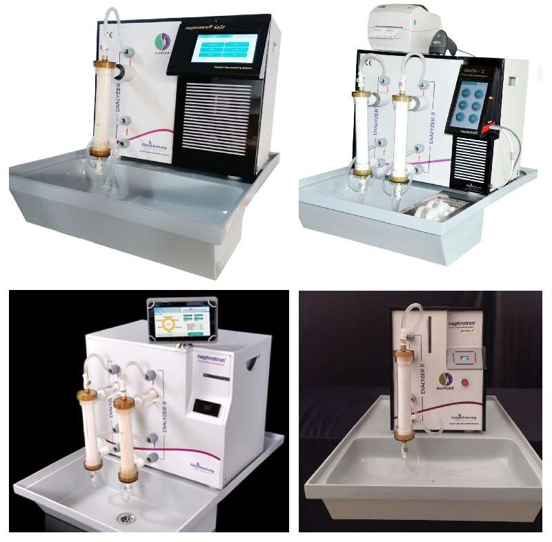 Dialyzer reprocessing machine