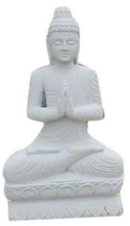 Plain Gautam Buddha Stone Statue, Size : 2x3.5 Feet