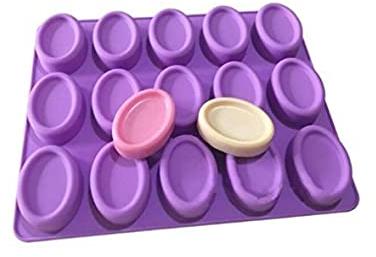 Polished Silicon Rubber Oval Soap Mould