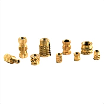 Polished Brass Knurling Inserts, for Electrical Fittings, Size : Standard