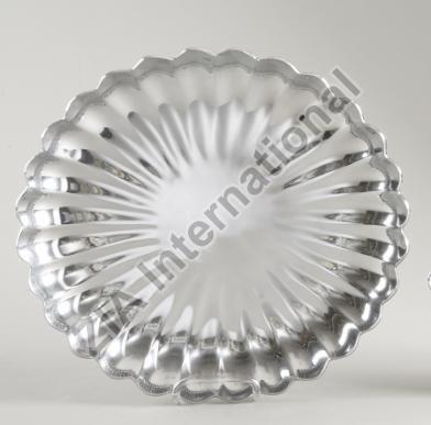 Aluminium Decorative Round Dish, Feature : Anti Corrosive, Durable, Fine Finished, High Quality, Light Weight