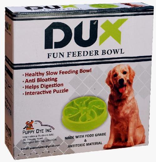 dux dog fun feeder bowl
