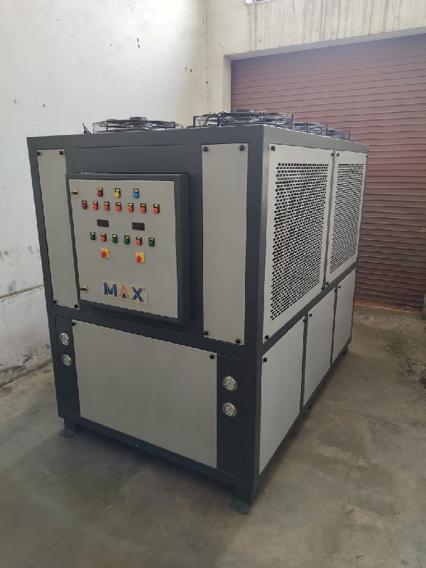 MAX Semi Automatic Three Phase 380V Rectangular 50 To 5000kg Mild Steel water chiller