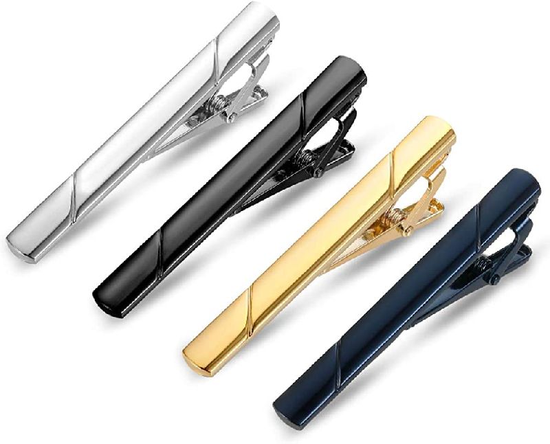 Polished Aluminium Tie Clips, Size : Standard