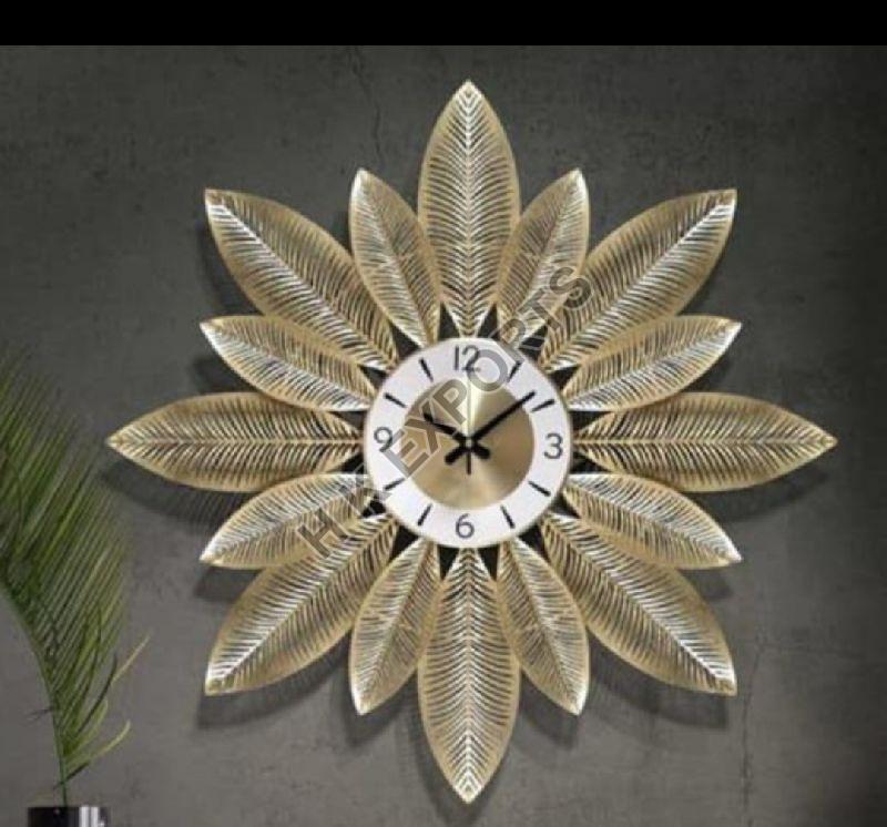 Leaf Wall Clock, Packaging Type Thermocol Box H. K. Exports, Moradabad, Uttar Pradesh