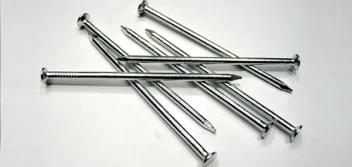 1 Inch Mild Steel Wire Nails, Color : Grey