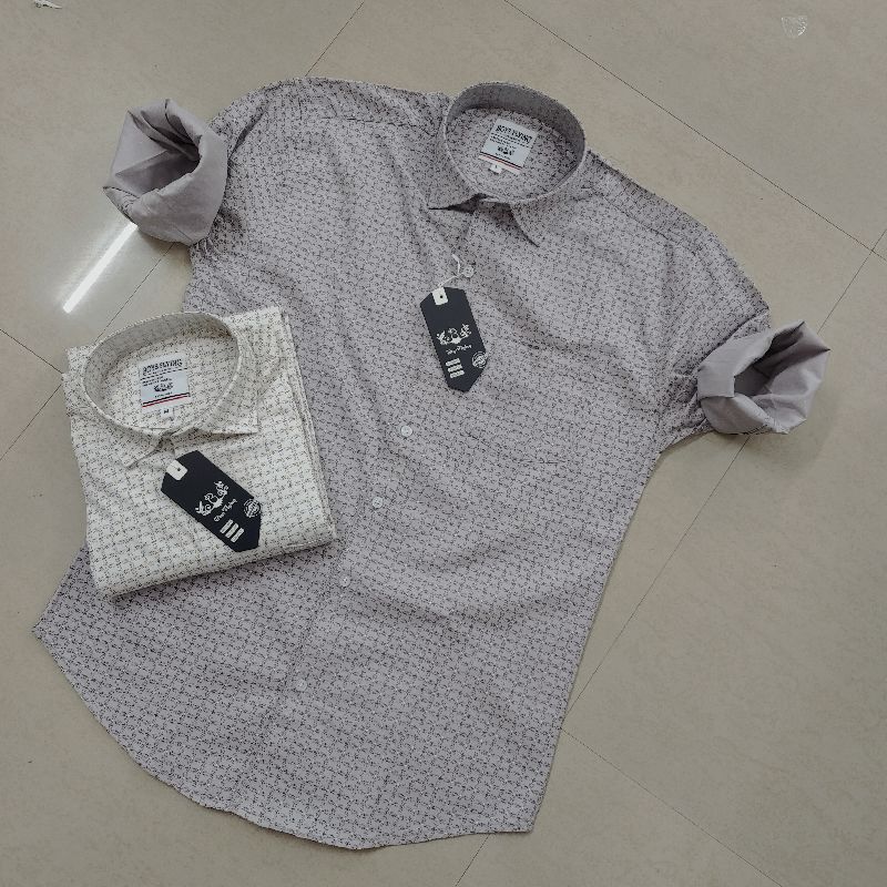 Boys flying men printed cotton shirt, Feature : Eco-Friendly, Anti-Wrinkle
