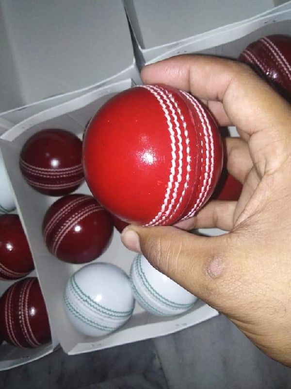 Lether boll Plain Rubber cricket ball, Size : Standard