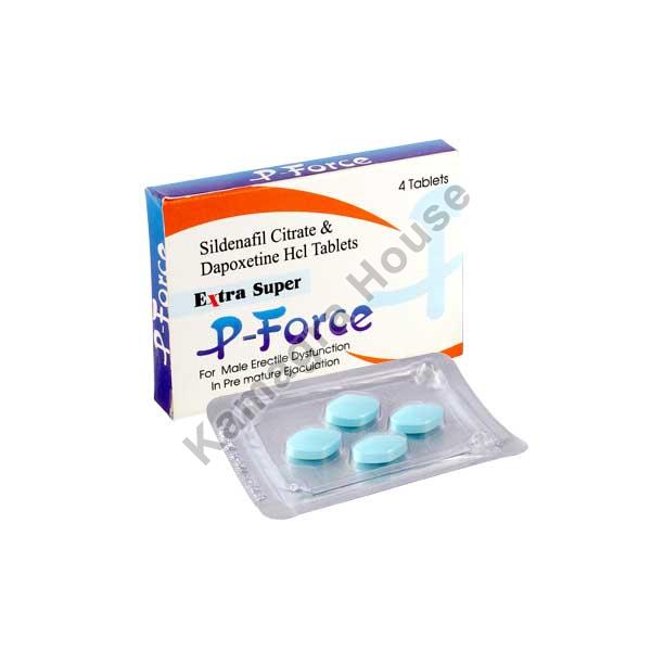 Extra Super P-Force Tablets, Packaging Type : Box