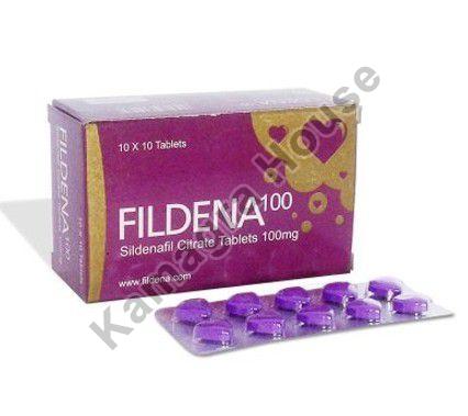 Fildena-100 Tablets, Packaging Type : Box