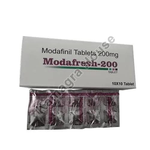 Modafresh-200 Tablets, Packaging Type : Blister