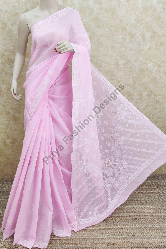 Unstitched cotton saree, for Easy Wash, Technics : Hand Made