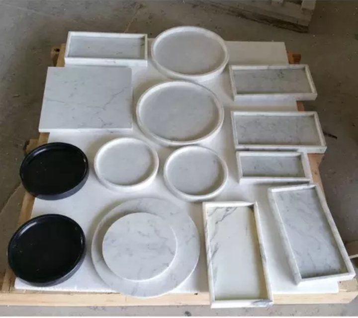 marble tray sets