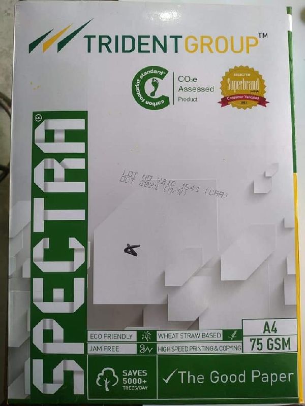 Wood Pulp A4 spectra paper copy, Feature : Reasonable Cost, High Speed Copying, Durable Finish