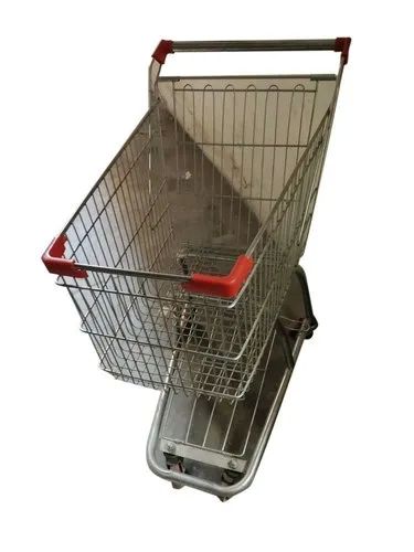 Stainless Steel Shopping Trolley