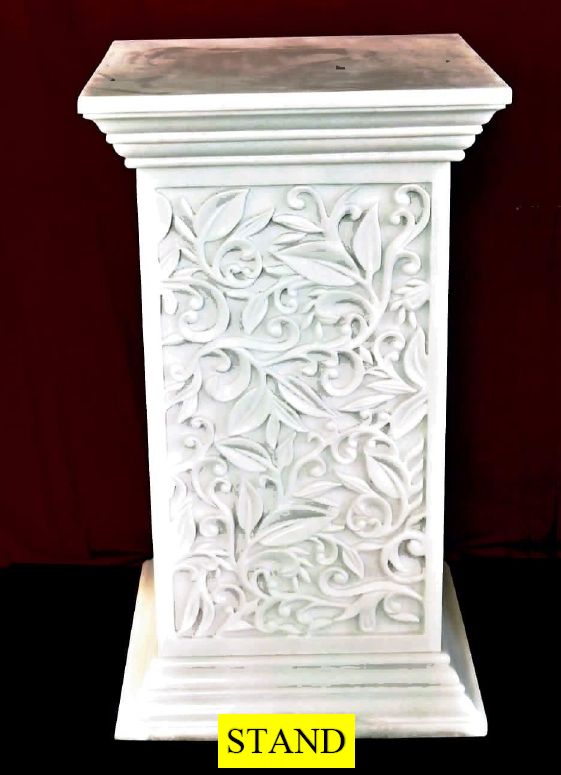 Rectangular Marble Stand, for Garden, Home, Hotel, Feature : Attractive ...