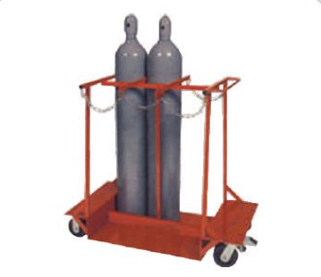 Metal Six Cylinder Storage Trolley, Feature : Easy Operate, Moveable, Rustproof, Water Resistant