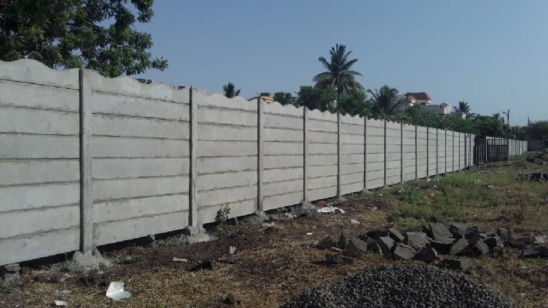 Concrete Polished Plain precast compound wall, for Boundaries, Feature : Durable, Quality Tested, Speedy Installation