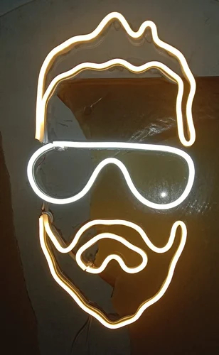 Bearded Neon Sign Light