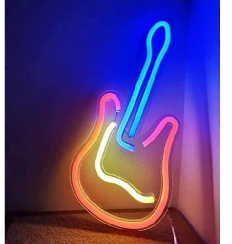 Guitar Neon Sign Light