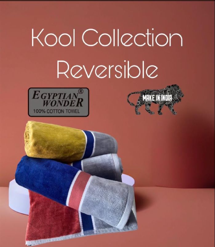 Pure cotton reversible towels