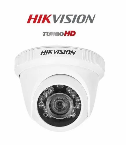 Electric Hikvision CCTV Camera, for Bank, College, Hospital, Restaurant, School, Station, Color : White