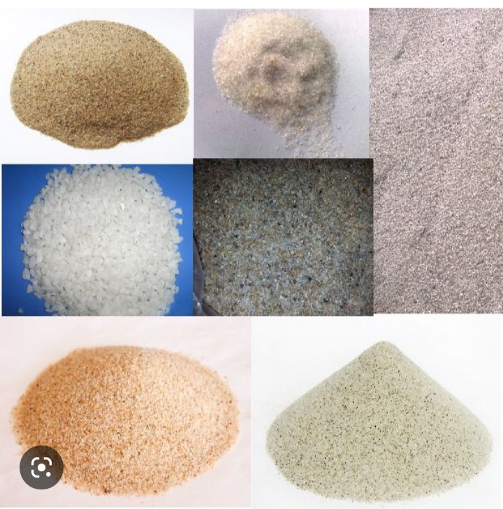 silica sand