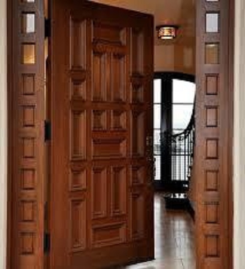 Teak Wood Doors, Color : Brown