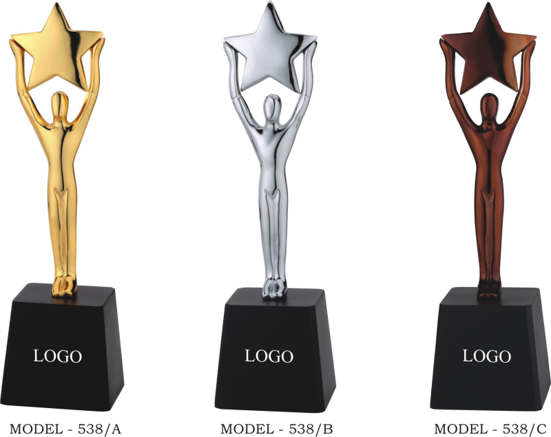 White Metal Corporate Award 538, Feature : Durable, Fine Finishing, Good Quality, Perfect Shape, Shiny Look