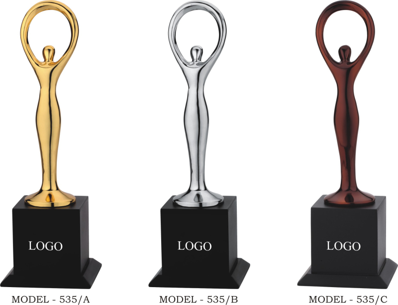 Polished White Metal Corporate Awards 535, Packaging Type : Box packing with Master Carton