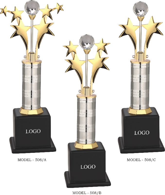 White Metal Corporate Star Trophy 508, for Award Ceremony, Feature : Attractive Designs, Finely Finished