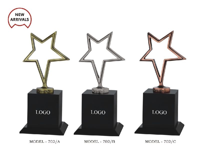 White Metal Piru Pooja Star Trophy 702, for Award Ceremony, Corporate Gifting, Occasion : Anniversary