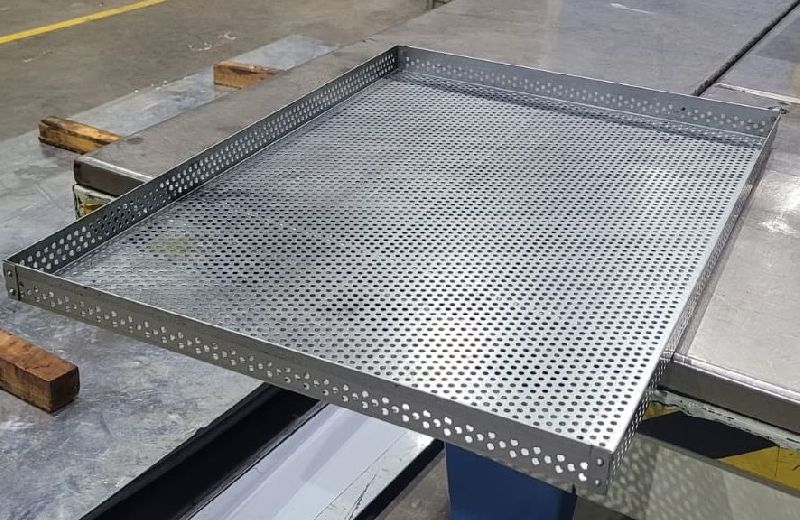 Plain Metal Perforated Tray, Size : Standard