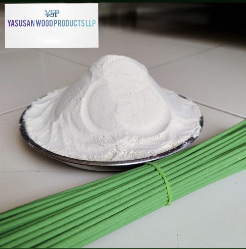 Imported White Wood Powder for Agarbatti