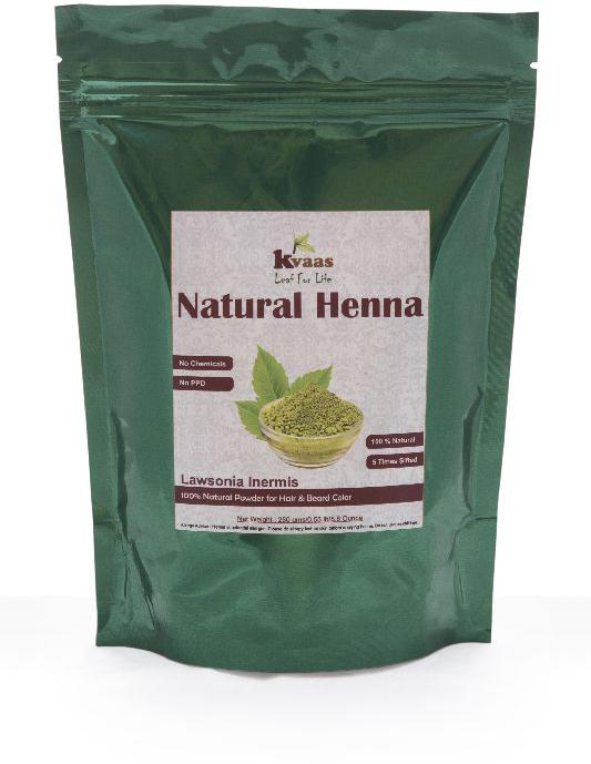 Dark Green Kvaas Overseas Natural Henna Powder, for Parlour, Personal, Shelf Life : 2 Year