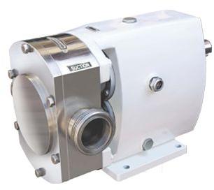 20-40Bar Electric Semi Automatic Rotary Lobe Pump, Color : Grey