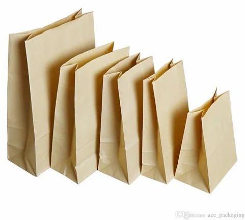 Khaki Kirana Paper Bags