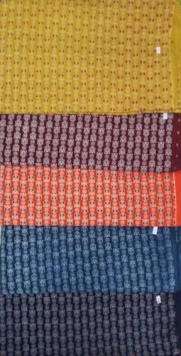 Ethnic Ajrakh Printed Cotton Fabric, for Textile Industry, Color : Multi Color