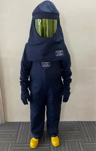 Full Sleeves Plain Arc Flash Suit (8cal), For Electrical Safety, Industrial Purpose, Size : Free Size