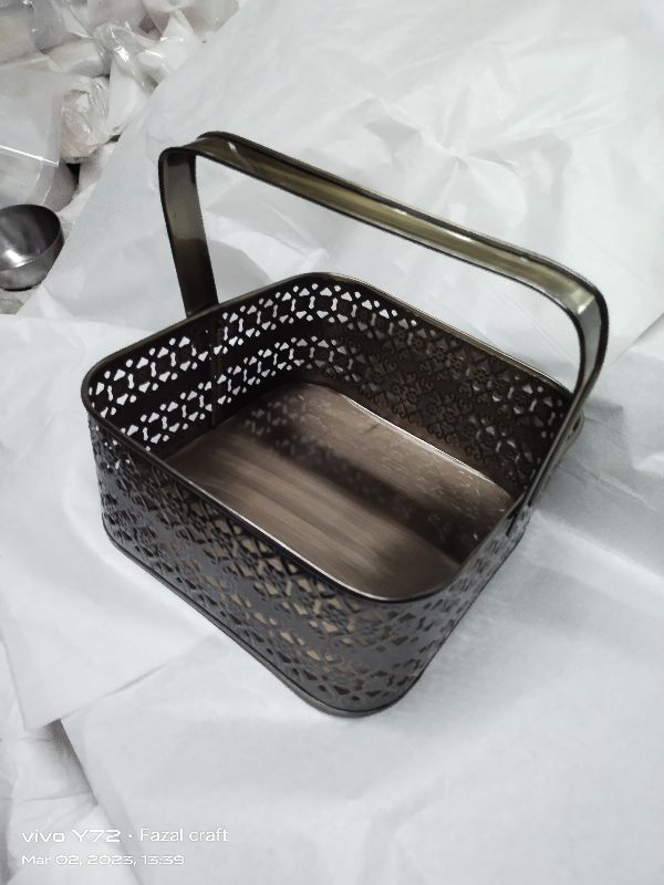 Coated Iron decorative fruit basket, Feature : Multiple Use