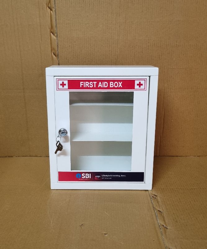 SBI Metal First AID Box with YONO Branding